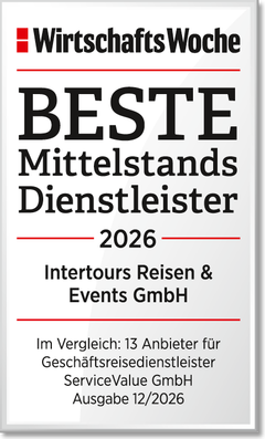 WirtschaftsWoche: Beste Mittelstandsdienstleister 2026 – Intertours Reisen & Events GmbH